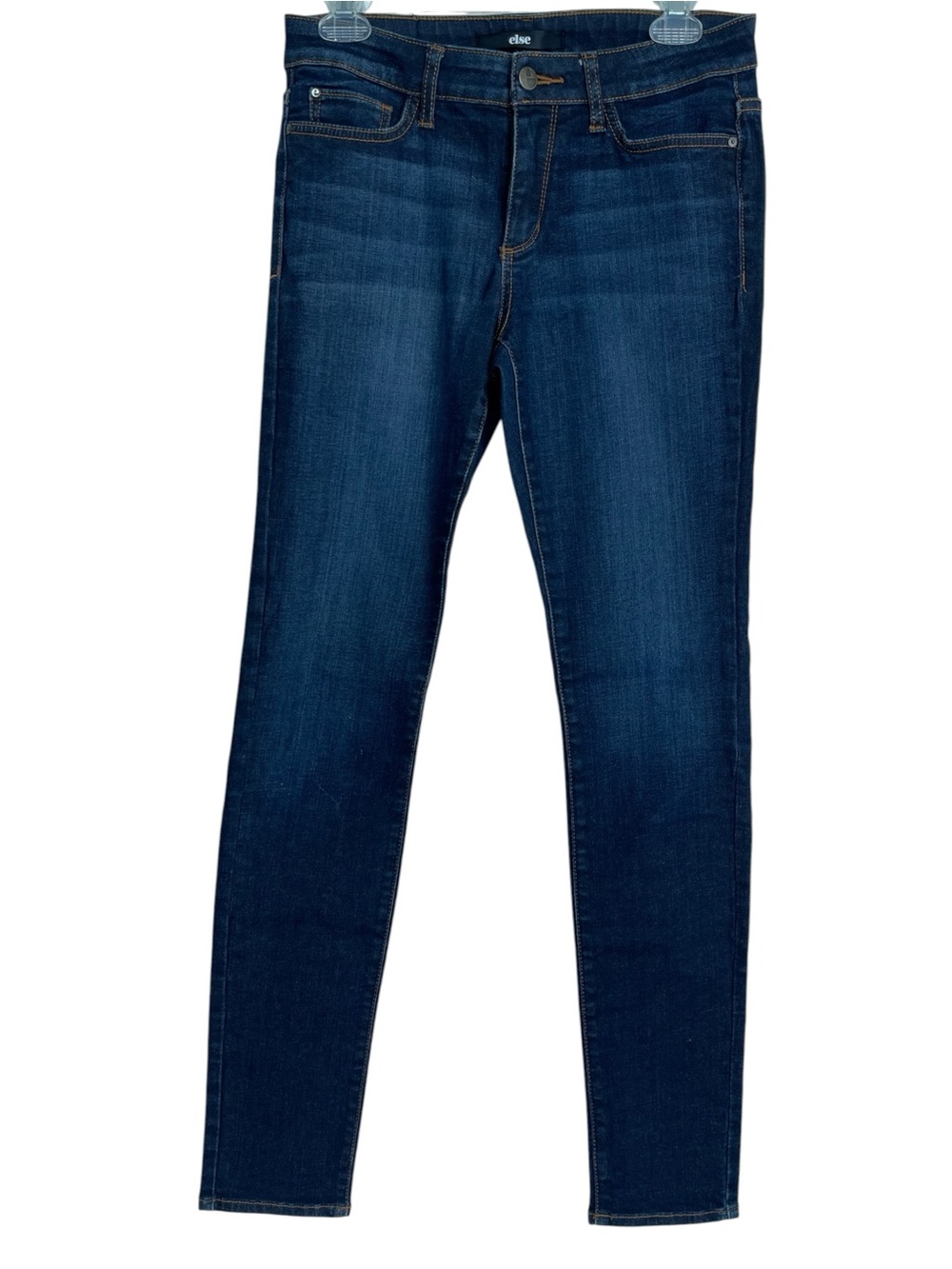 else Dark Blue Stretch Skinny Mid-Rise Jeans Size 27